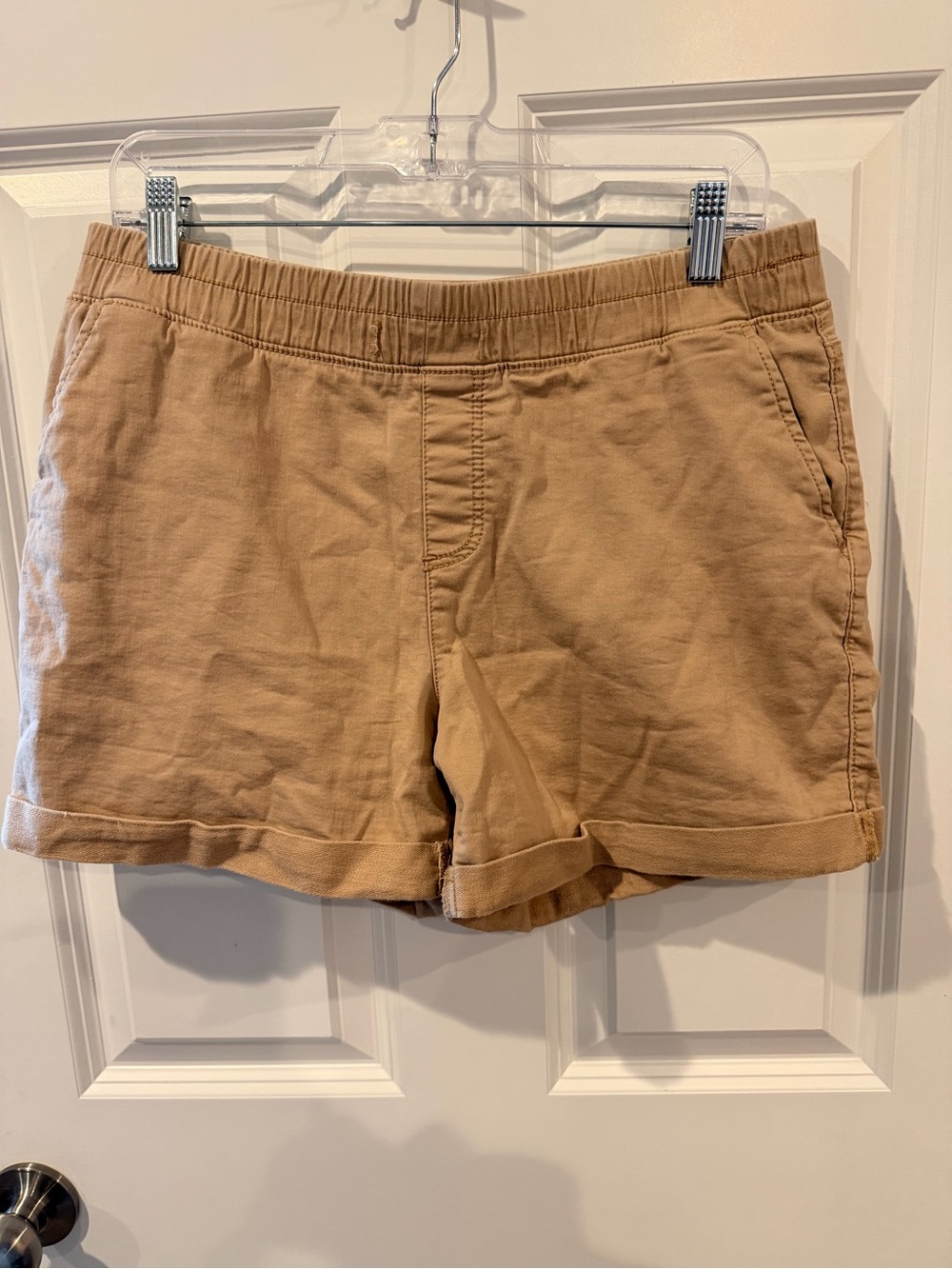 Time and Tru Tan Pull On Shorts Size Medium